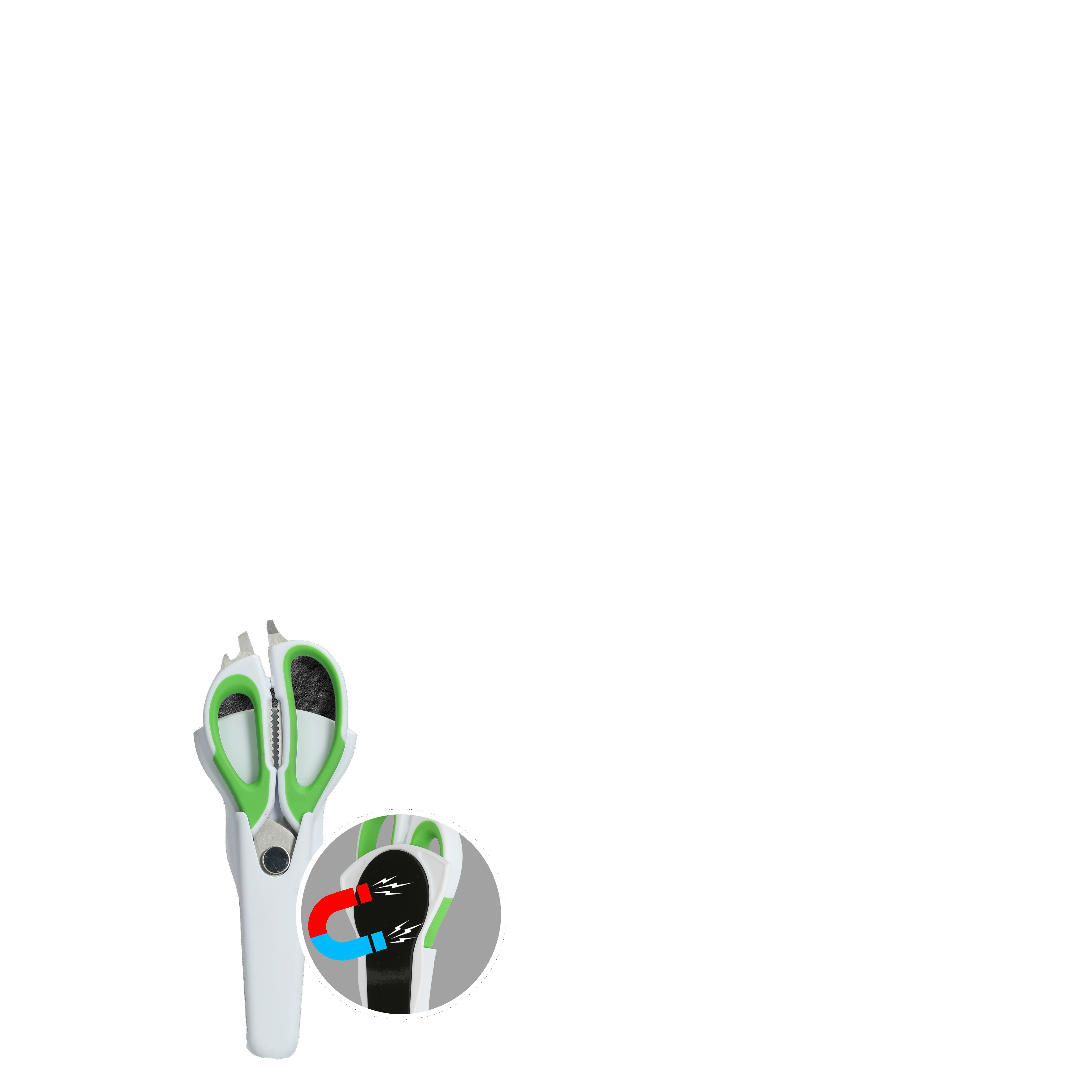 MR. ROBINSON Scheren Set - Allzweckschere Küchenschere mit vielen Funktionen - Kräuterschere mit 5fach Klinge - Geflügelschere mit Knochenbrecher - Hochwertiges Scherenset auch für Linkshänder