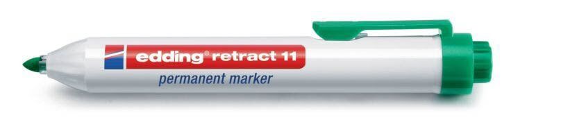 Permanentmarker Retract 11 - 1,5 - 3 mm, grün
