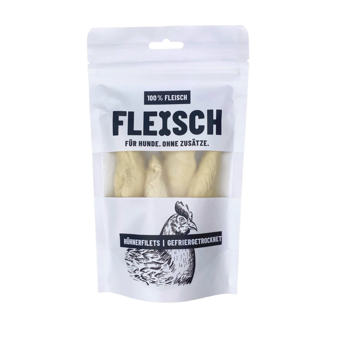 Fleisch-Hühnerbrustfilet, gefriergetrocknet 50g