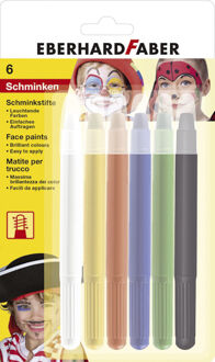 Schminkstifte-Set - drehbar, 6 Farben sortiert