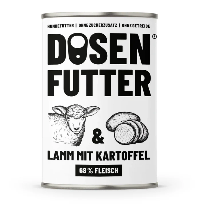 Schnauze & Co Hundefutter Lamm mit Kartoffel 6x