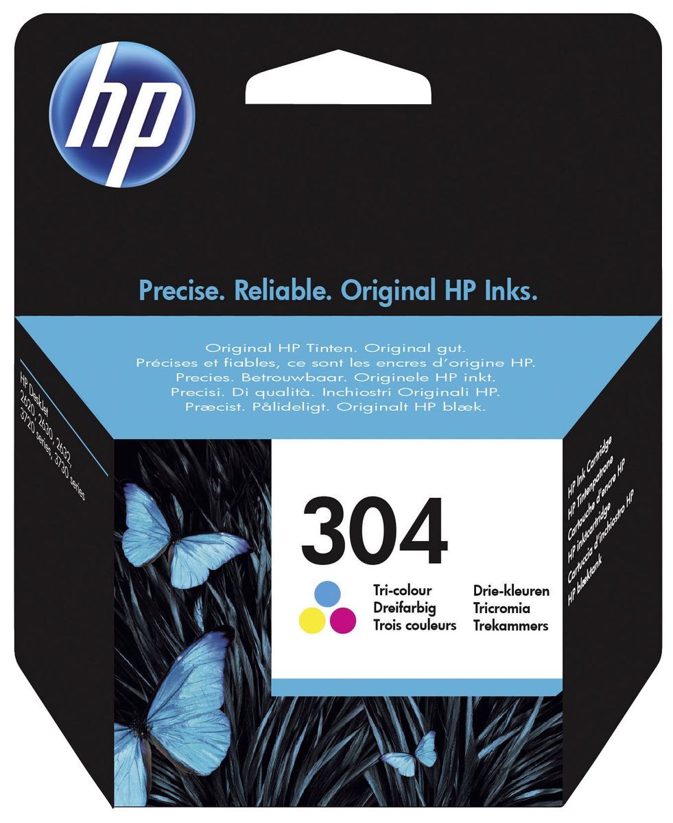Original HP Druckkopfpatrone color (N9K05AE,N9K05AE#UUS,304,304C,304COLOR,NO304,NO304C,NO304COLOR)