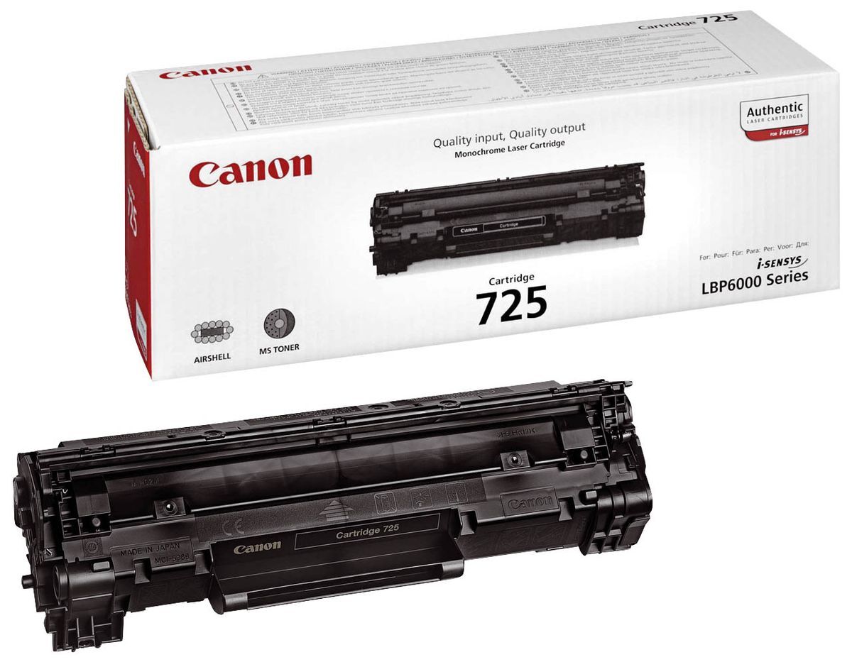 Original Canon Tonerkartusche schwarz (3484B002,3484B002AA,725,CRG725,EP725)