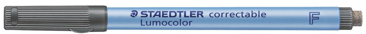 Folienstift Lumocolor® correctable, schwarz, 0,6, F