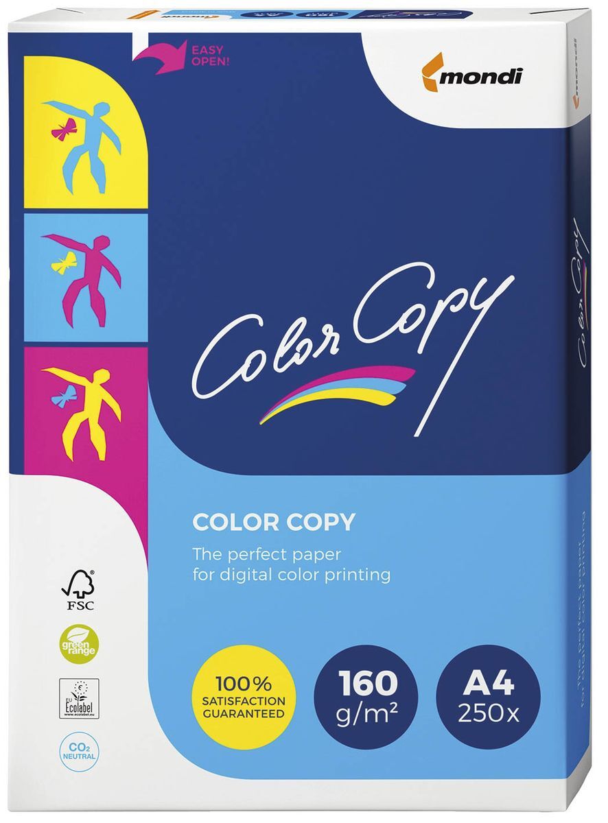 ColorCopy® - A4, 160 g/qm, weiß, 250 Blatt