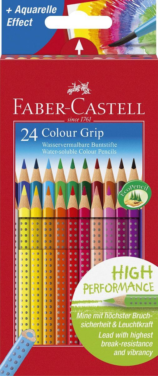 Buntstift Colour GRIP - 24 Farben, Kartonetui