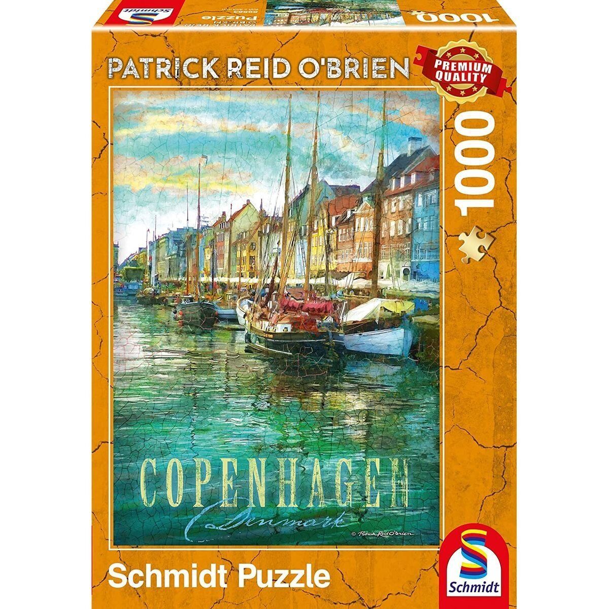 Puzzle 1000 Patrick Reid O'Brien Copenhagen