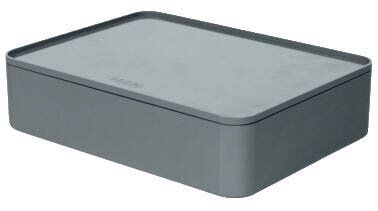 SMART-ORGANIZER ALLISON Utensilienbox mit Innenschale und Deckel - dark grey/granite grey