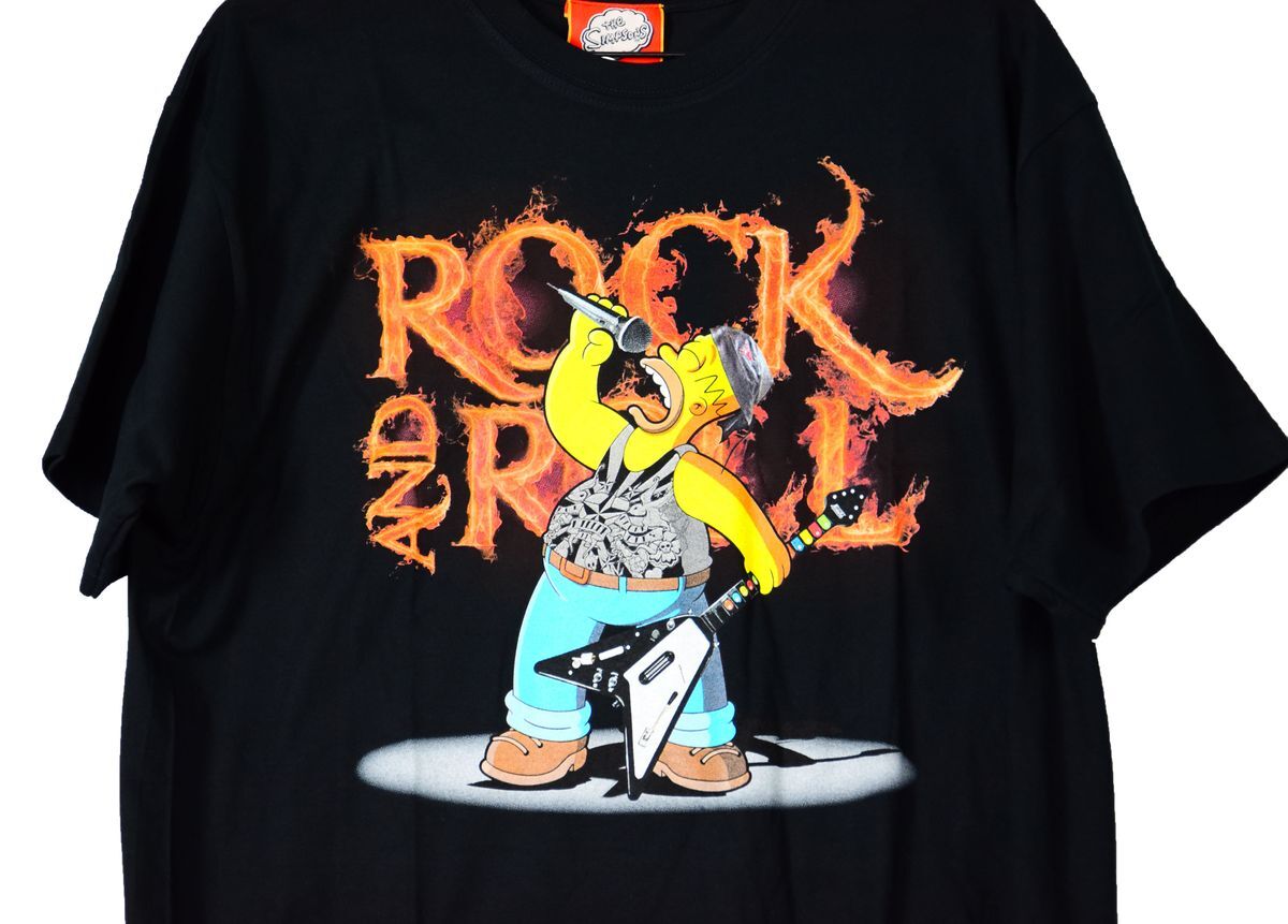 T-Shirt Homer Rock and Roll