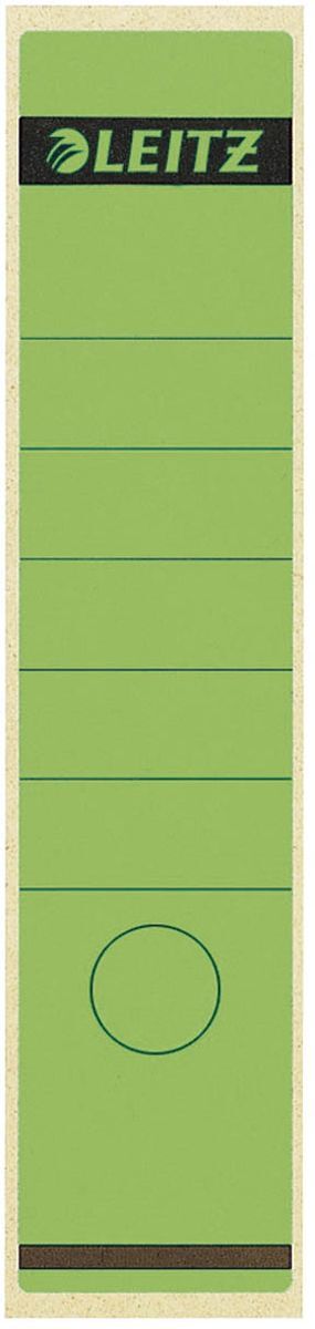 1640 Rückenschilder - Papier, lang/breit, 100 Stück, grün
