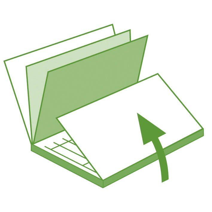 Kombinationsbuch Auftrag/Lieferschein/Rechnung - A5, 1. und 2. Blatt bedruckt, SD, MP, 2 x 40 Blatt