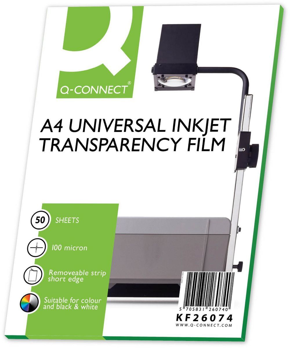 Inkjet-Folien m. Sensorstreifen - A4, 0,10 mm, 50 Folien