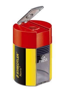 Dosenspitzer Noris® 511 004 - 8,2 mm Ø, 40 x 56 x 42 mm, gelb-schwarz