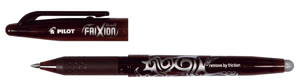 Tintenroller FriXion Ball 0.7 - 0,4 mm, braun, radierbar