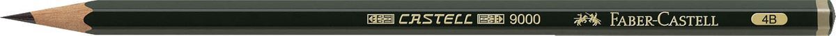 Bleistift CASTELL® 9000 - 4B, dunkelgrün