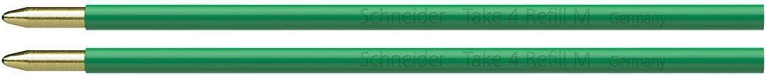 Kugelschreibermine Take 4 Refill - M, grün (dokumentenecht), 2 Stück