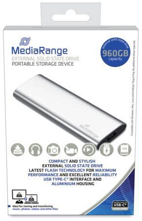 externes USB Type-C® Laufwerk SSD - 960 GB, silber