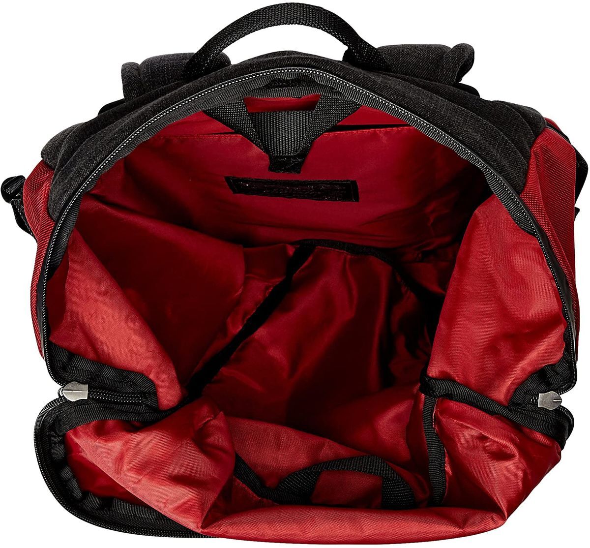 Tasche - Backpack 'CHECK RUNNING / D-RUNNING BACK X04606', Grau Denim/Red Tartan