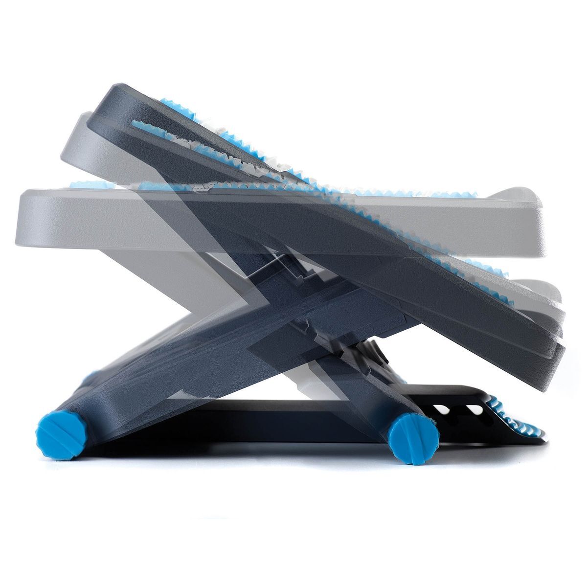 Fußstütze Energizer - Reflexzonen-Massageoberfläche, schwarz-blau