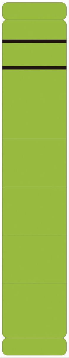 Ordner Rückenschilder - schmal/kurz, 10 Stück, grün