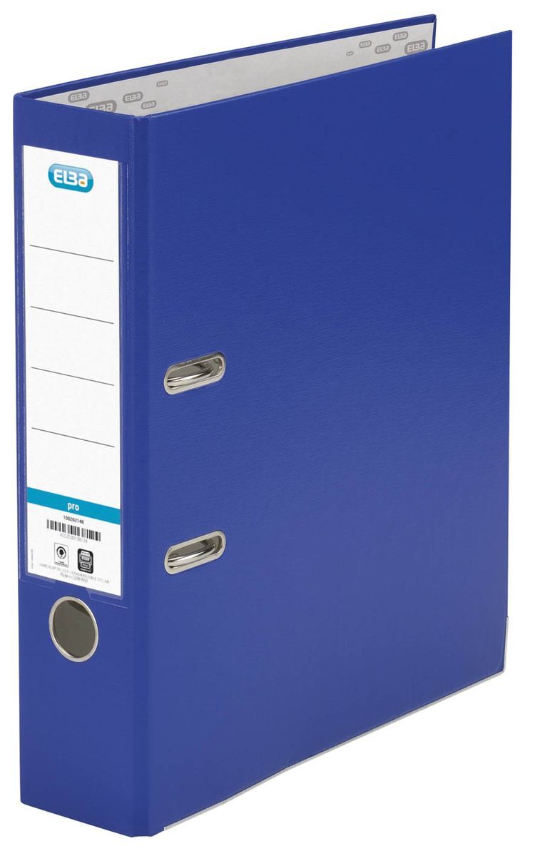 Ordner smart Pro (PP/Papier) - A4, 80 mm, blau