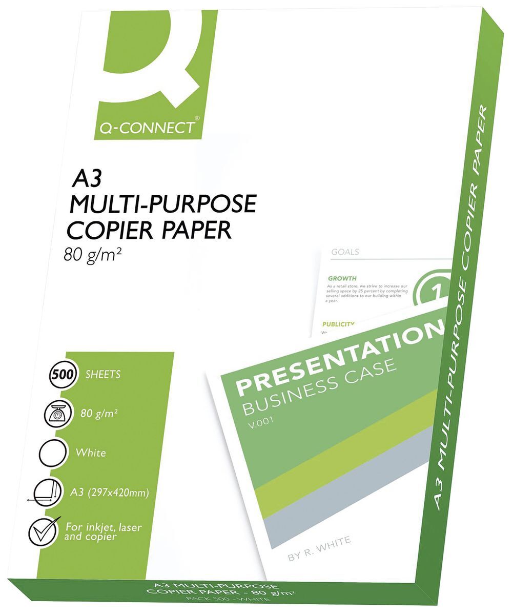 Kopierpapier ECF - A3, 80 g/qm, 500 Blatt