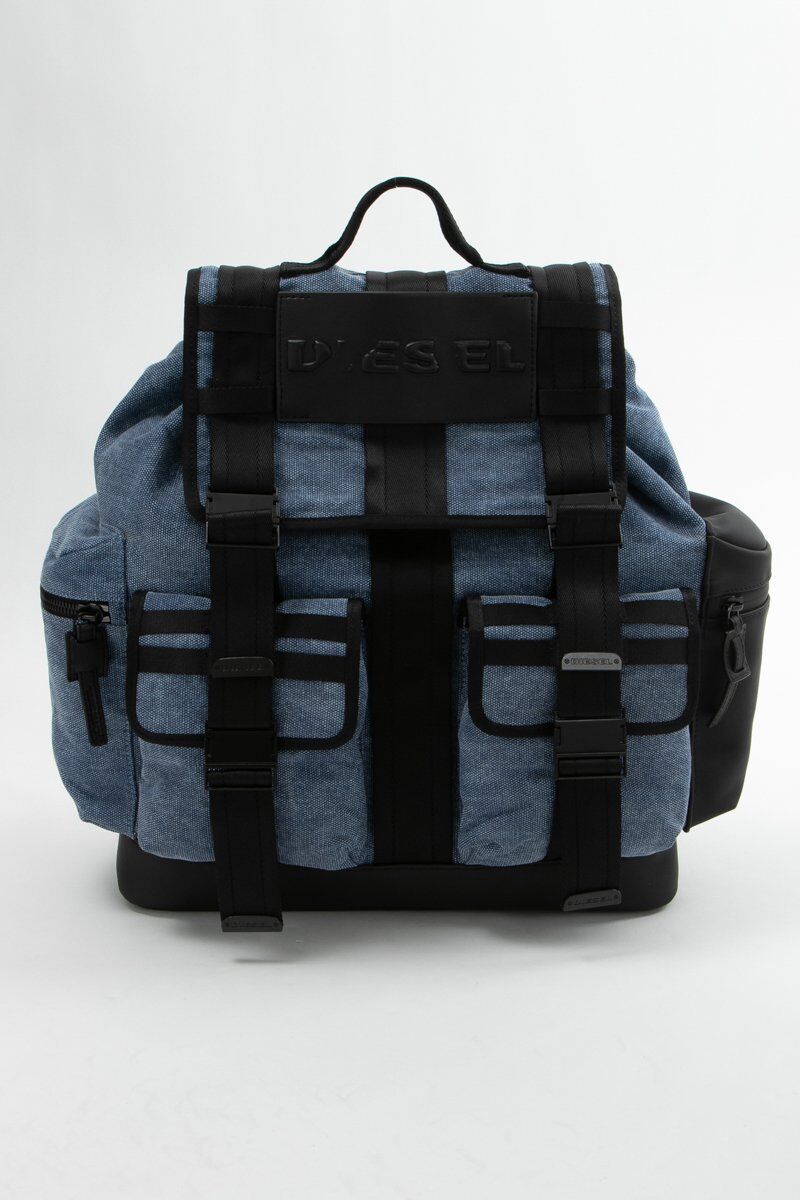 Tasche - Backpack 'CAGE BAG / M-CAGE BACK X05492', Blau Denim / Schwarz