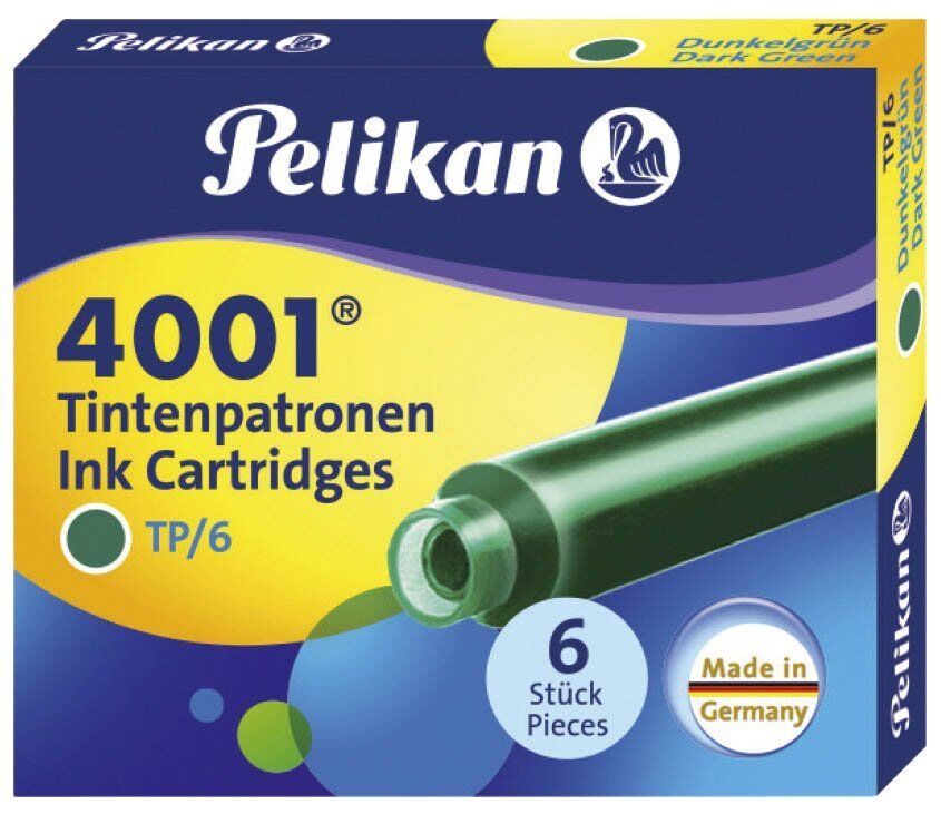 Tintenpatrone 4001® TP/6 - dunkelgrün, 6 Patronen