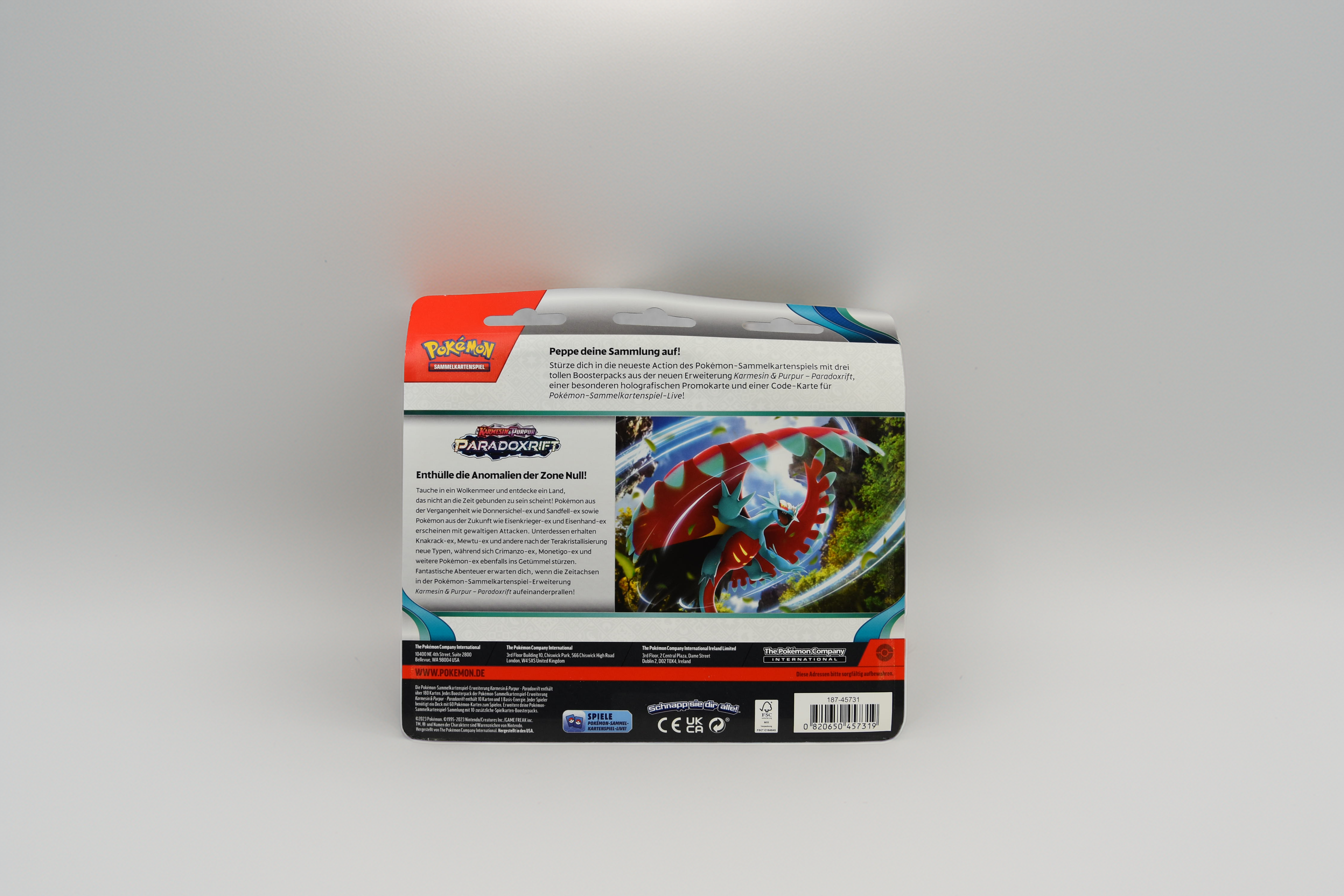 Pokémon Cards Paradoxrift 3- Pack BlisterDE