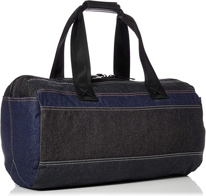 Tasche - Travel Bag 'THISBAGISNOTATOY / D-THISBAG X06093', Schwarz / Blau Denim