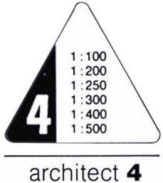 Dreikant-Maßstab 150, Architect 4