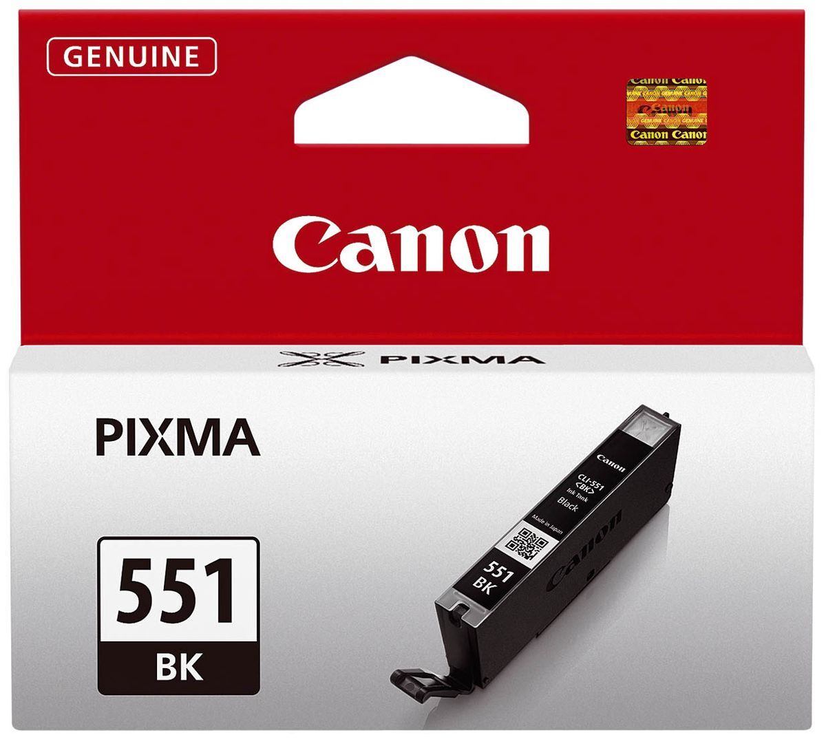 Original Canon Tintenpatrone schwarz (6443B001,CLI-551BKXL)