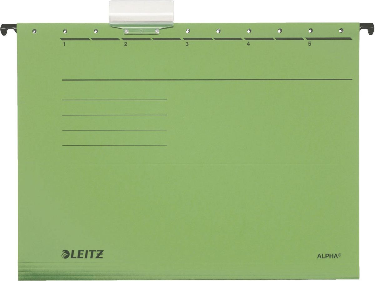 1985 Hängemappe ALPHA® - Recyclingkarton, grün