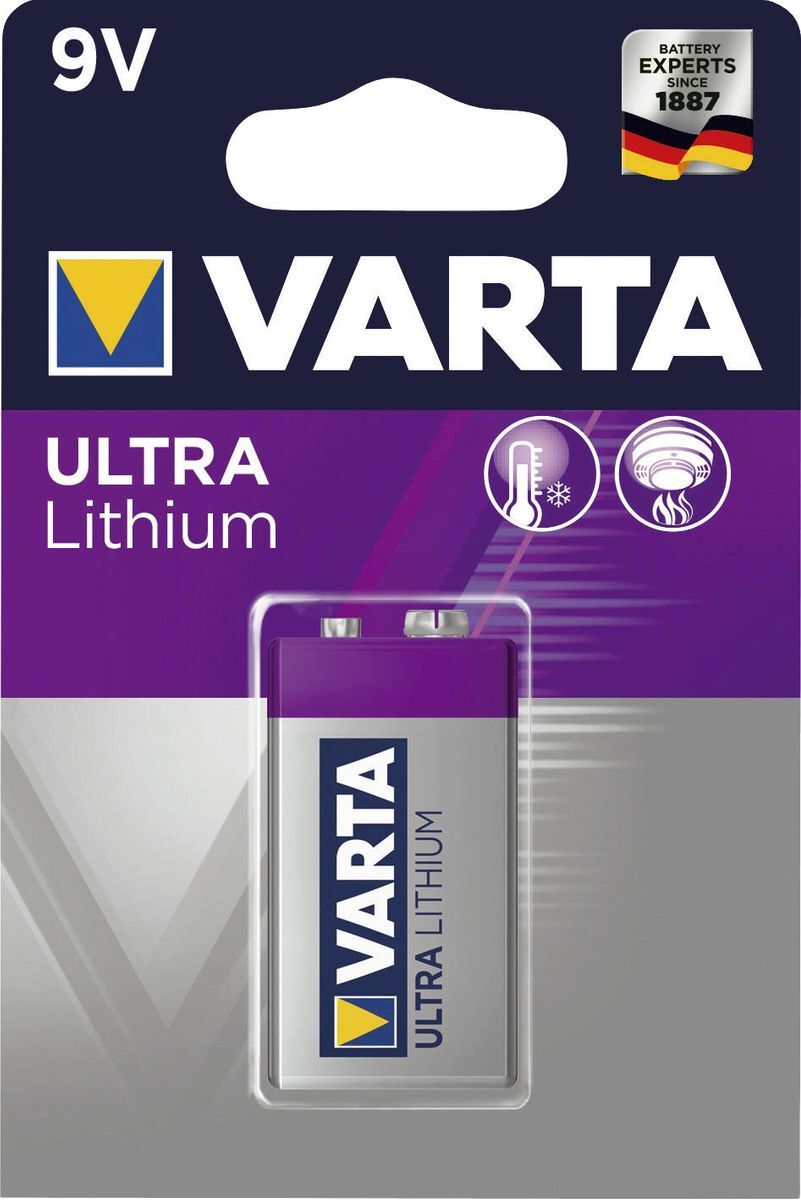 Batterien Ultra Lithium - E-Block, 9 V