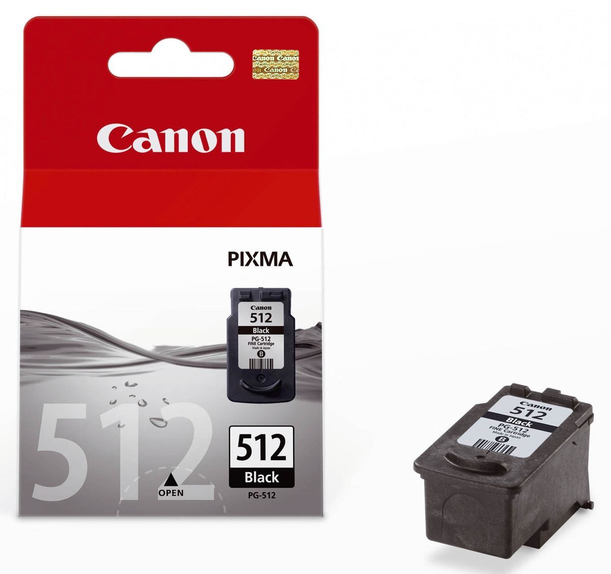 Original Canon Druckkopfpatrone schwarz pigmentiert (2969B001,2969B001AA,PG-512BK,PG-512)