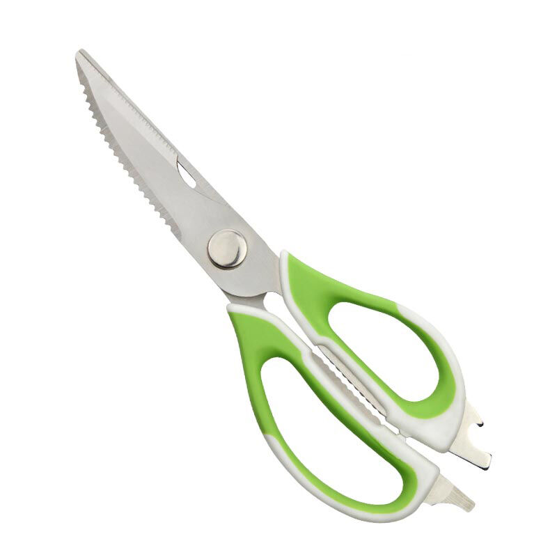 MR. ROBINSON Scheren Set - Allzweckschere Küchenschere mit vielen Funktionen - Kräuterschere mit 5fach Klinge - Geflügelschere mit Knochenbrecher - Hochwertiges Scherenset auch für Linkshänder
