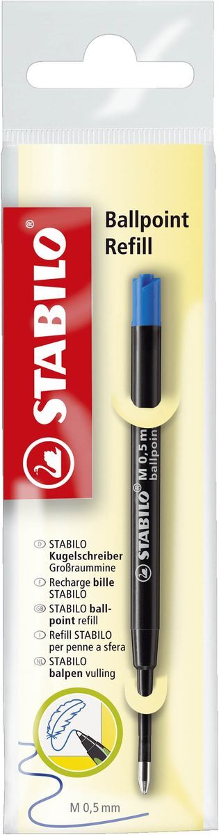 Kugelschreiber - Großraummine - STABILO Ballpoint Refill - blau